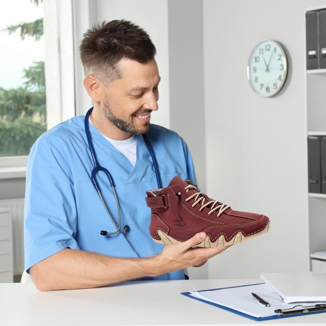 Alpaka - orthopedic, waterproof & non-slip leather barefoot shoes