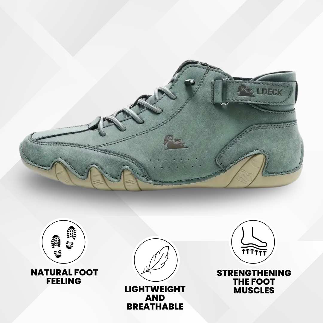 Alpaca – Ergonomic, Non-Slip & Waterproof Leather Barefoot Shoes for Natural Pain Relief