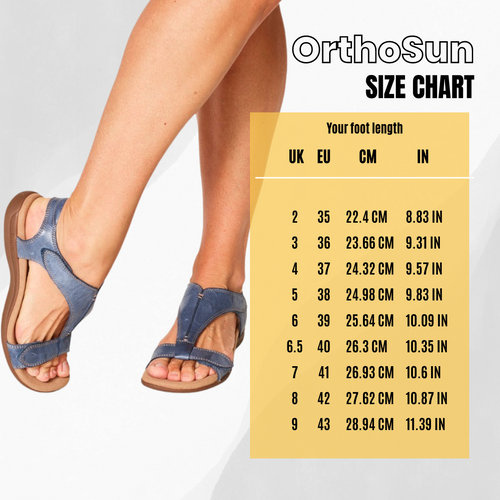 OrthoSun™ - ergonomic orthopaedic sandals for pain relief